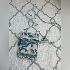 Vera Bradley Mediterranean White Mini Hipster